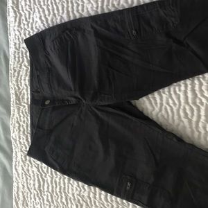 Athleta charcoal cargo pants